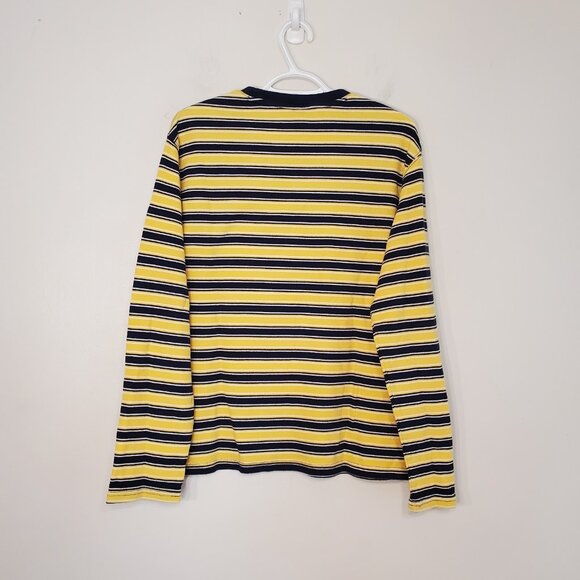 Yellow and Black Striped Long Sleeve Tee - Picture 2 of 7